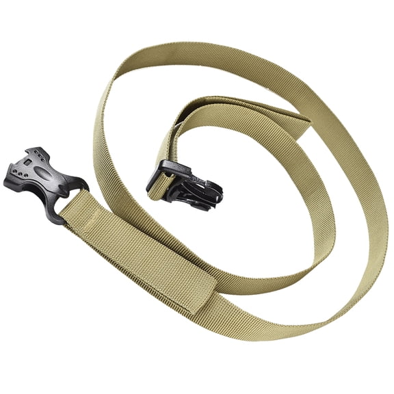 ELAYARD Adjustable Khaki Travel Luggage Strap with Buckle - Outdoor, Picnic, and Bag Accessory for Secure Packing