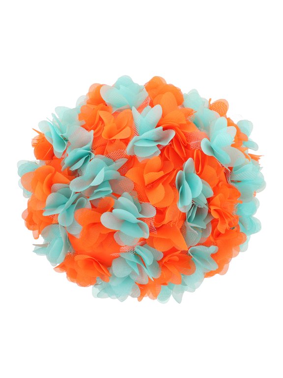 Women's Swim Hat with 3D Flower Petal Secure Hair Fit Pool Beach Activities