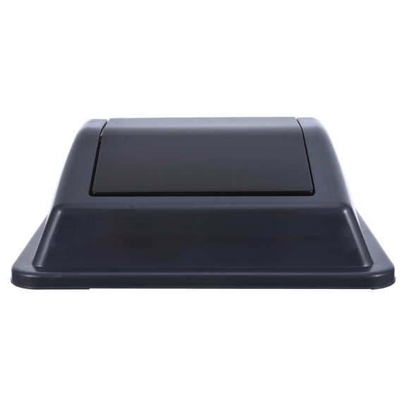 ELAYARD Swing Top Trash Can Lid Replacement Plastic Black for 10L Rectangular Kitchen Bin