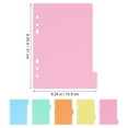 thumbnail image 1 of ELAYARD Tab Dividers 6-Hole Tab Dividers with Labels Index for A5 Binder Planner or Notebook Organization 10Pcs(8.27X6.26X0.04in), 1 of 9