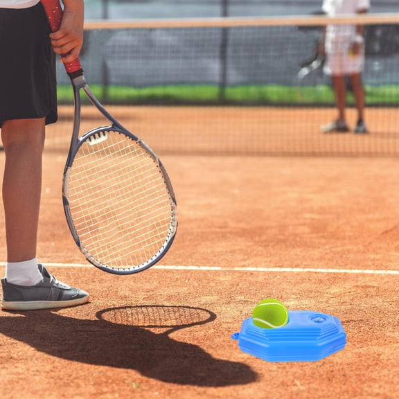 ELAYARD Blue Tennis Training Base for Home Use Stable Sports Training Tool Durable and Reliable