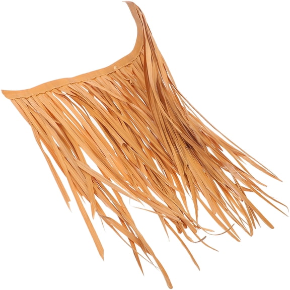 ELAYARD Decorative Artificial Thatch Roofing Panel Chocolate Color for Outdoor and Indoor Use