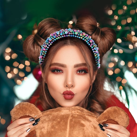 ELAYARD Headband for Women Headband Green Accessory Pairing for Festivals 1Pcs