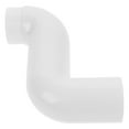 thumbnail image 1 of ELAYARD White Plumbing and Drainage Toilet Drain Pipe with 90 Degree Bend for Bathroom, 1 of 7