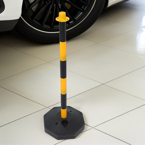 ELAYARD Traffic Safety Column with Reflective Strips for Parking and Construction Zone Warning