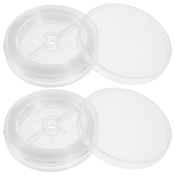 ELAYARD Clear Elastic Jewelry Cord for Bracelet Making, Beading, Crafting Supplies, Stretch Transparent String for Projects