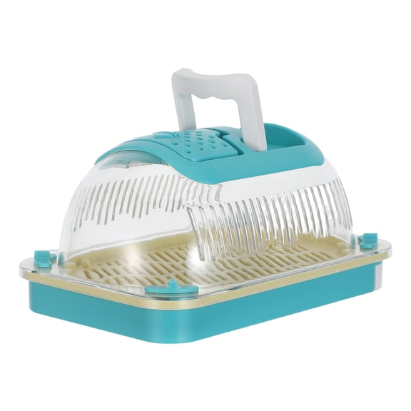 ELAYARD Transparent Snail Habitat with Ventilation Holes and Climbing Platform for Snail Breeding and Care