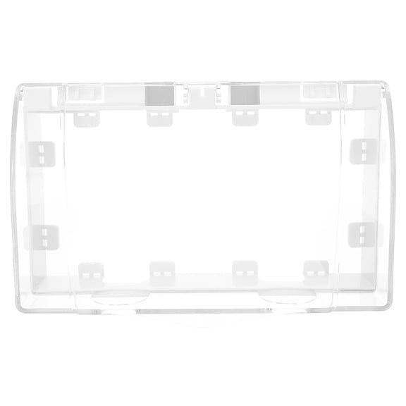 ELAYARD Transparent Waterproof Switch Cover for Bathroom and Kitchen with Elevated 86 Type Design
