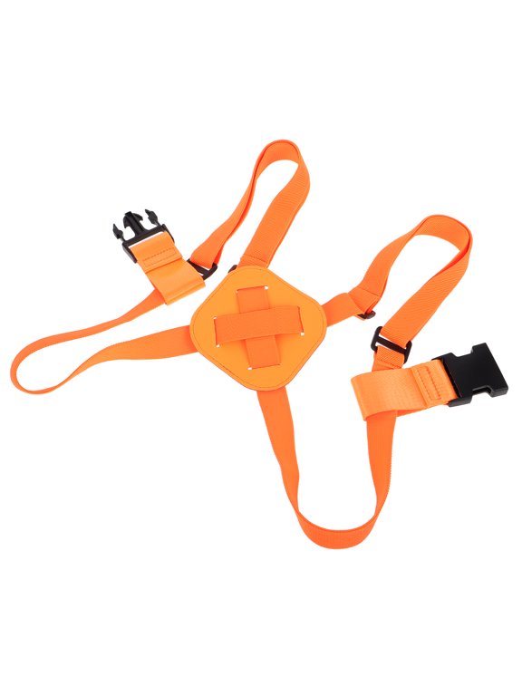 Elastic Luggage Strap in Orange Adjustable for Travel and Packing
