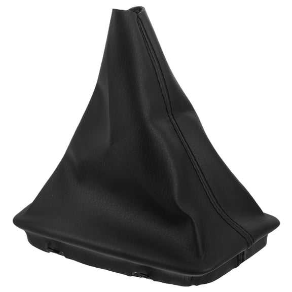 ELAYARD Black PU Gear Shift Boot Cover for Manual Transmission Cars, Shift Knob Protector Sleeve