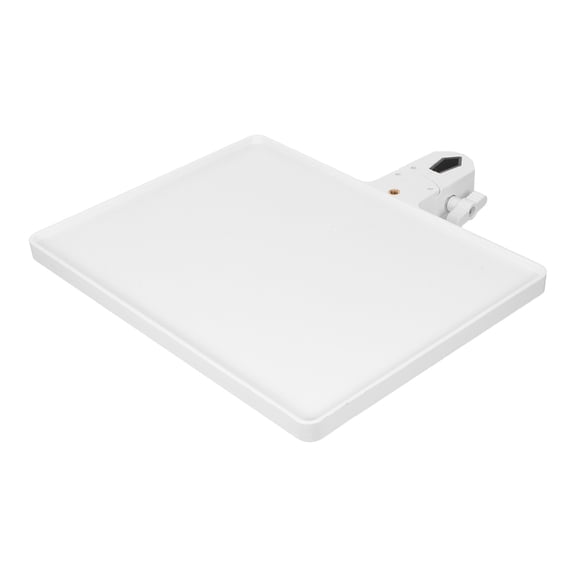 ELAYARD Universal Microphone Stand Tray in White, Metal and Plastic Storage Accessory for Mic Stand Organization
