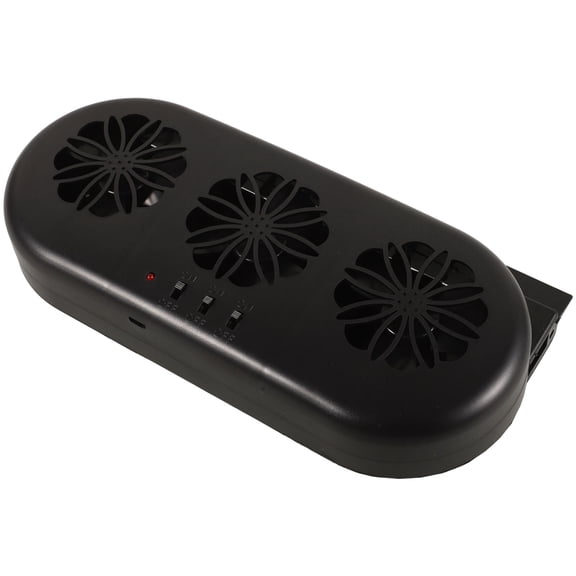 ELAYARD Car Mounted Mini Fan Car Fan USB Powered Black ABS 1Pcs