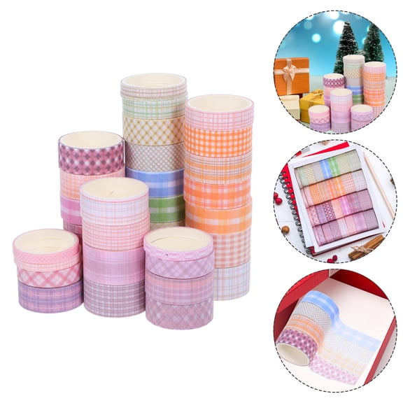 ELAYARD Washi Tape Set Assorted Colors for Crafting, Decorating, Scrapbooking, Masking, Projects and Uses