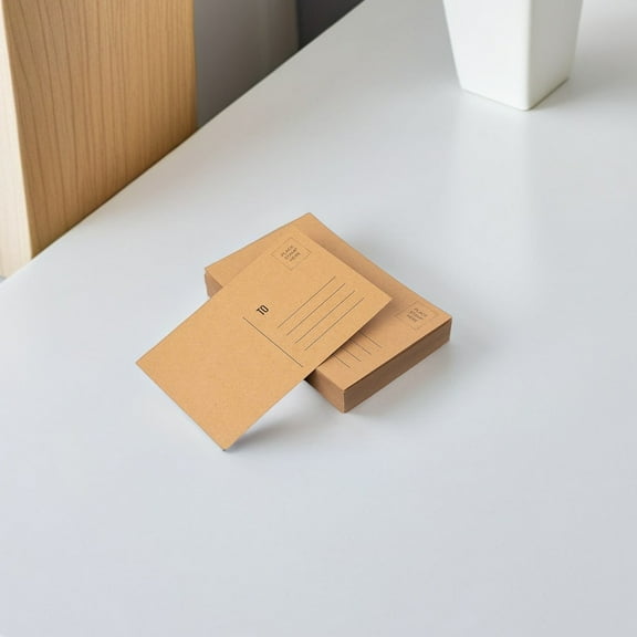 ELAYARD Versatile Brown Kraft Blank Postcards for Greeting Cards and Invitations