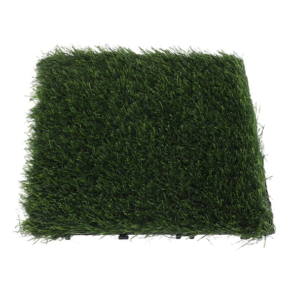 ELAYARD Versatile Green Fake Grass Flooring Mat for Outdoor Garden and Patio Spaces