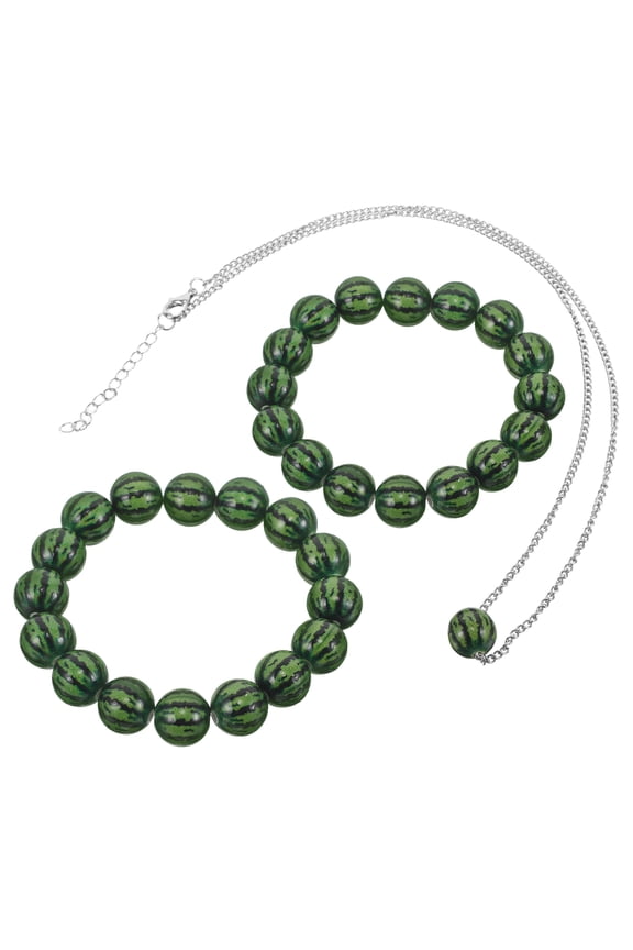 Vintage Watermelon Bracelet for Women's Handmade FruitInspired Jewelry with Fresh Colors and Adjustable Fit
