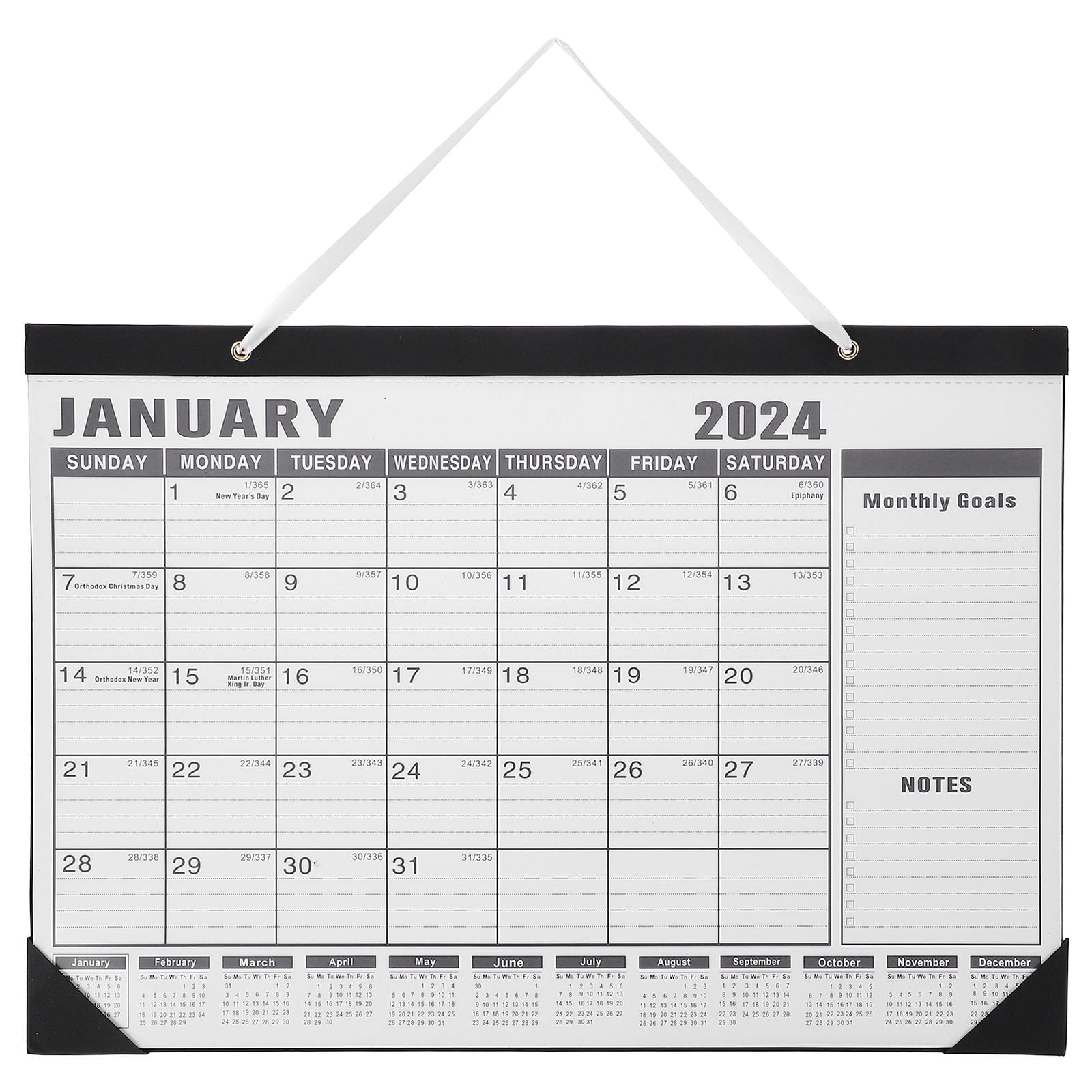Grey Calanders ELAYARD Office Wall Calendar Paper Light Grey Date Display Home Use ...