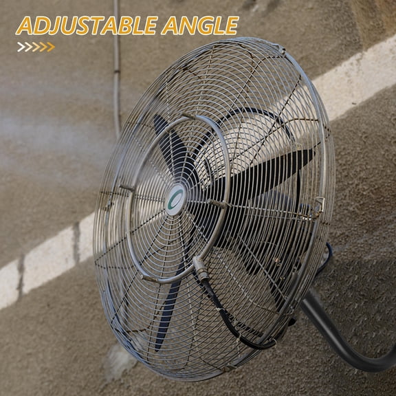 ELAYARD Heavy Duty Black Wall Fan Mounting Bracket with Flexible Rod for Optimal Airflow