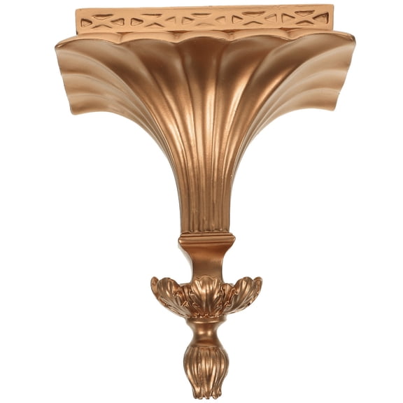 ELAYARD Wall Mounted Floating Shelf in Golden Color for Kitchen Bathroom Bedroom Storage