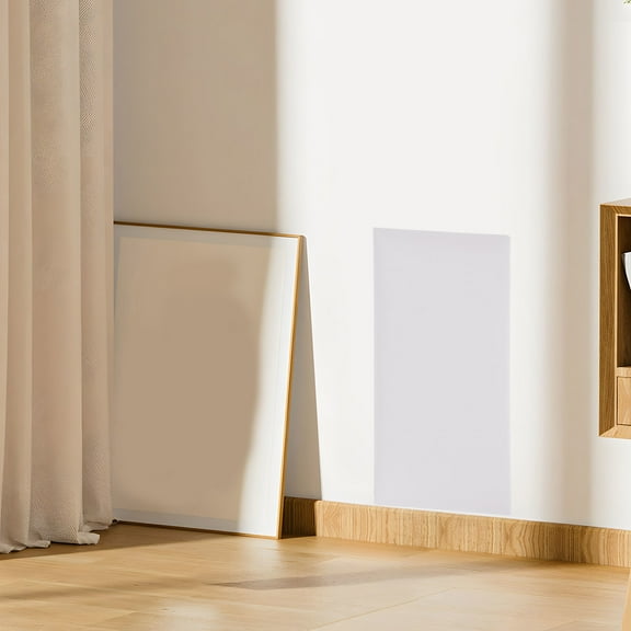 ELAYARD White PVC Wall Protector Cushion - Soft Anti-Collision Wall Sticker for Room Safety and Furniture