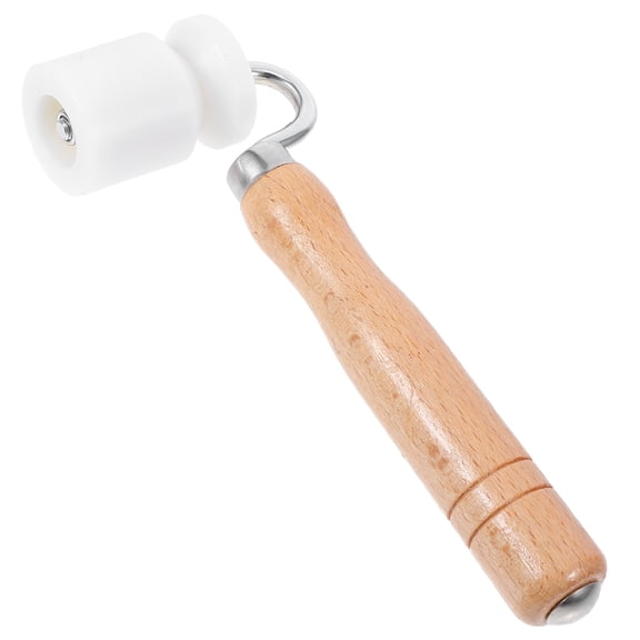 ELAYARD Wallpaper Roller with Handheld Wood Handle, Corner Precision and Smooth Rolling for Wall Decoration