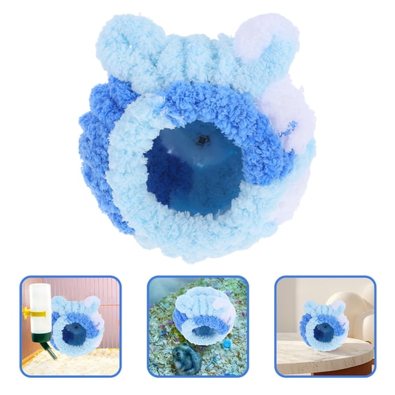 ELAYARD Soft Cotton Plush Small Animal Sleeping Nest Bed for Hamsters, Chinchillas, Sugar Gliders and Other Pets