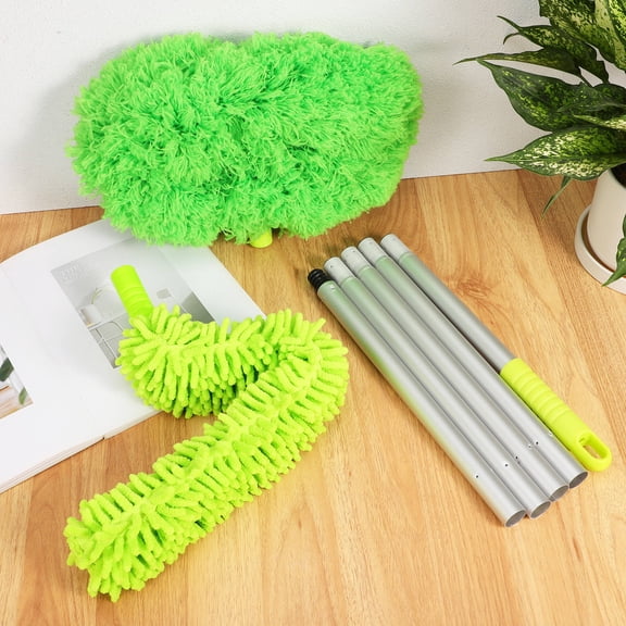 ELAYARD Green Aluminum Ceiling Fan Duster with High-Efficiency Multi-Functional Design for Easy Cleaning