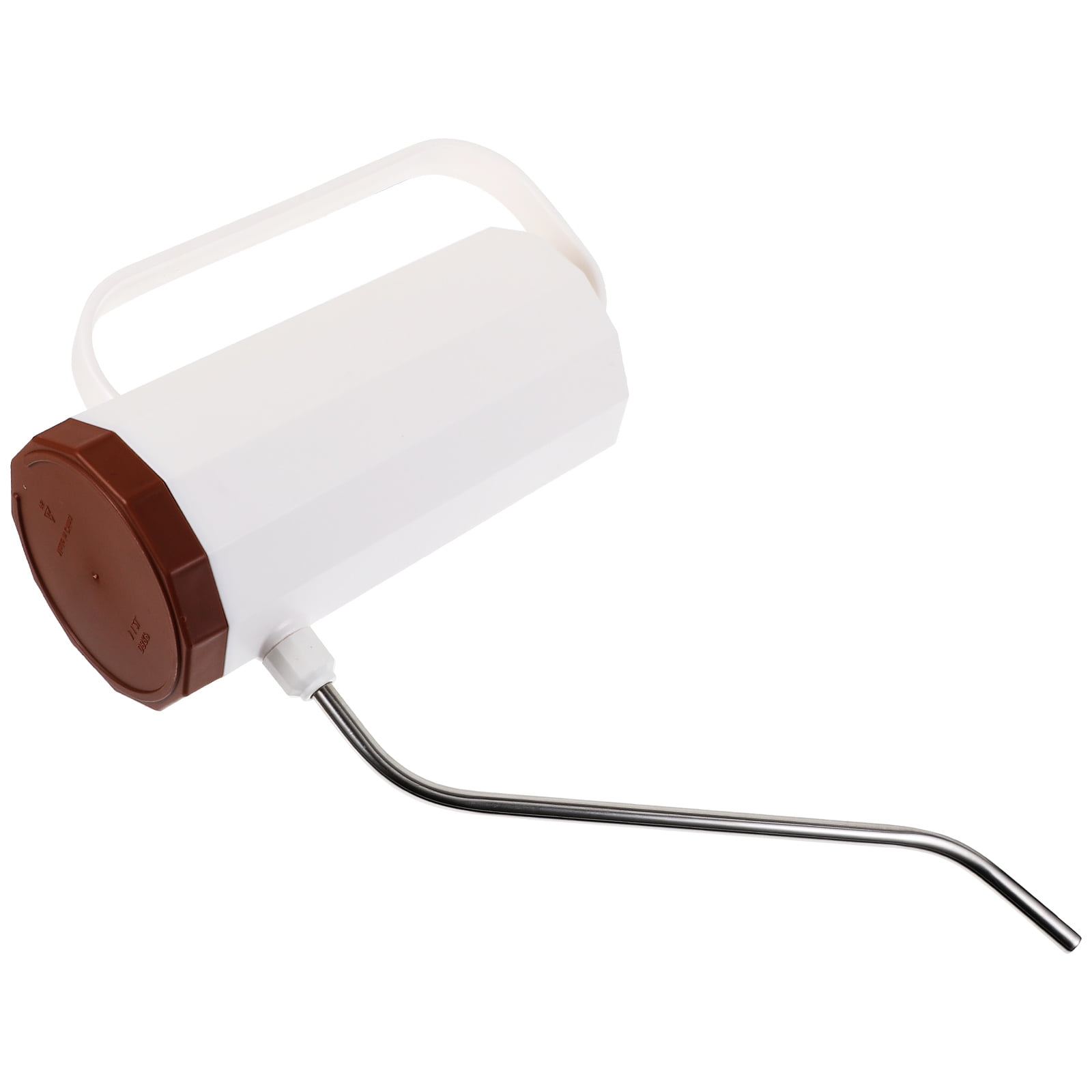 ELAYARD Flower Gardening Tool Plastic Watering Kettle White with Ergonomic Handle and Stable Design