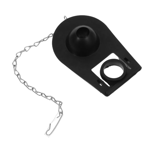 ELAYARD Water-saving Toilet Flapper Black Rubber 1Pack For Home Use And Bathroom Installation