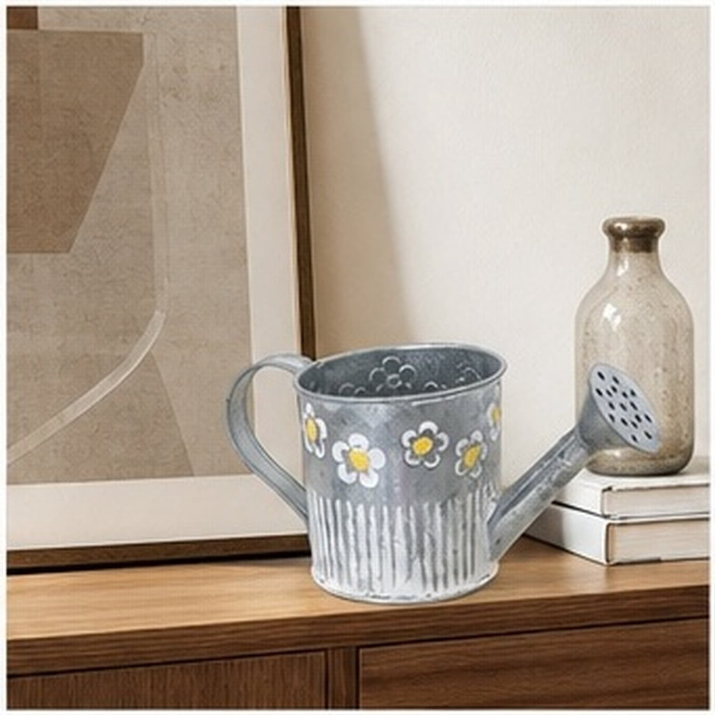 ELAYARD Watering Pot Shape Vase, Iron, Multi-Color, Ideal for Fresh ...