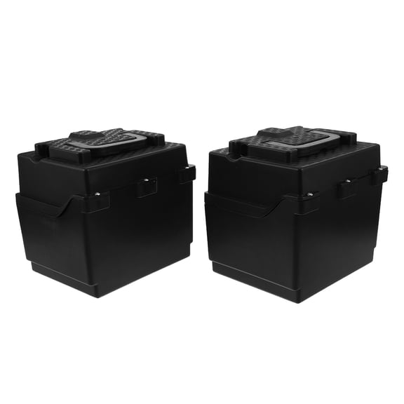 ELAYARD Waterproof Heavy Duty Plastic Battery Case for Marine and Rv with Handle