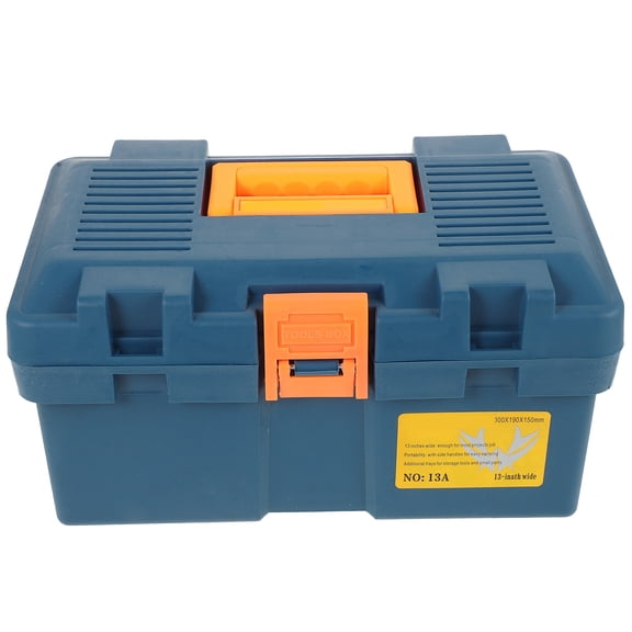 ELAYARD Plastic Tool Storage Box with Handle, Multi-Functional Household Organizer for Tools and Accessories