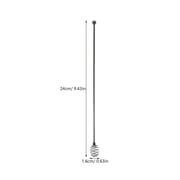 ELAYARD Stainless Steel Honey Dipper and Mixing Spoon for Baking, 1 Piece and Wear-Resistant Kitchen Utensil