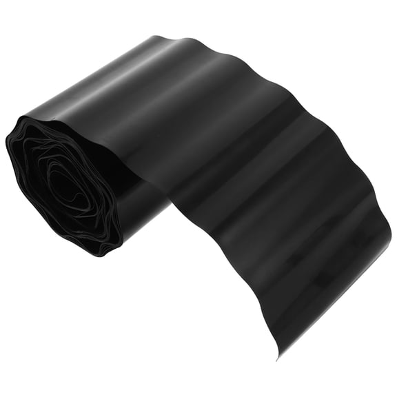 ELAYARD Weatherproof Lawn Barrier Edging Strip Black Plastic for Garden Bed and Yard Borders