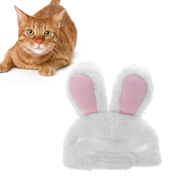 ELAYARD Cat Accessories Easter Bunny Ears Headband for Cats, Cute Pet Costume, 1 Piece