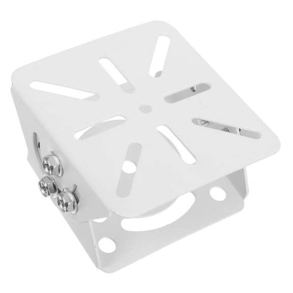 ELAYARD Universal White Steel Camera Wall Mount Bracket for Indoor and Outdoor CCTV Security Cameras