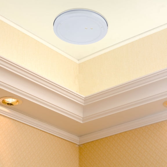 ELAYARD White Iron Ceiling Light Canopy Plate, Elegant and Versatile, Easy Install