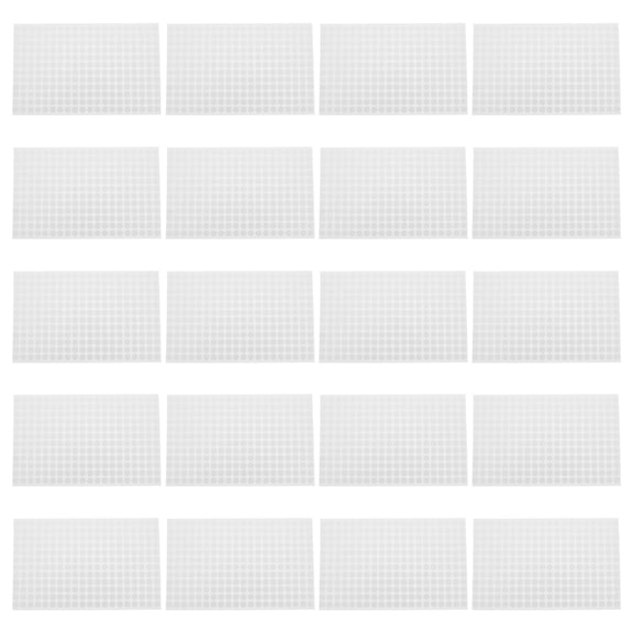 ELAYARD White Circle Label Stickers Writable Self-Adhesive for Daily Use