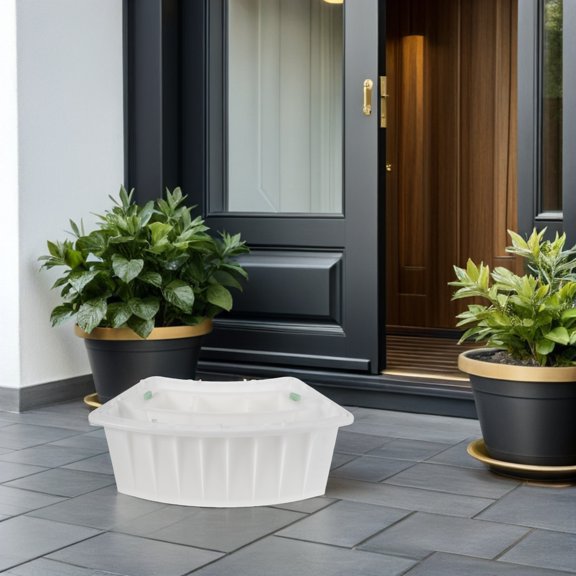 ELAYARD White Concrete Wall Mold Plastic for Manhole Base with Longterm Durability and Versatile Use