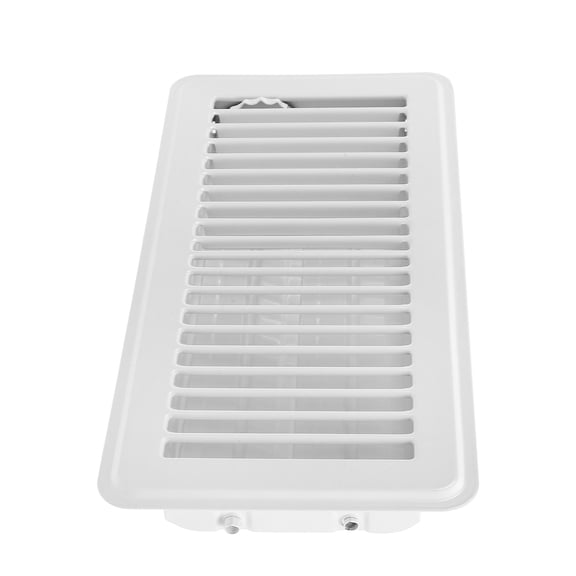 ELAYARD White Flush Mount Floor Register Cover for Air Ventilation with Durable Metal Construction