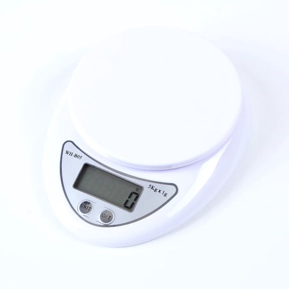 ELAYARD White Food Baking Scale with Accurate Tension Meter System and Clear LCD Screen