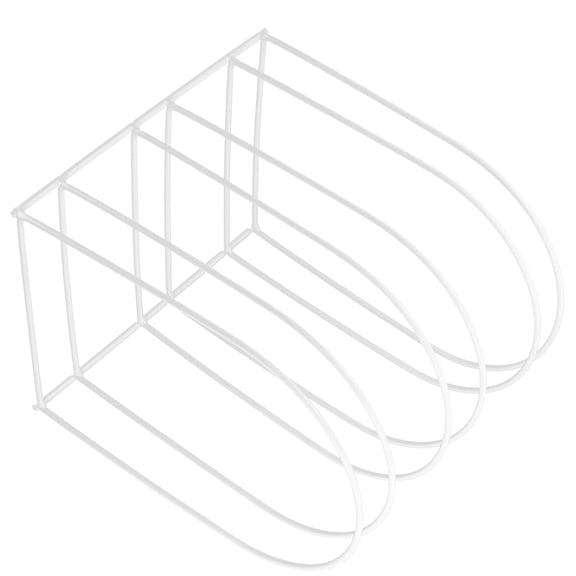 ELAYARD White Woolen Hat Display Stand with Slot Storage Organizer for Tabletop Use in Home, Shop, and Retail Displays