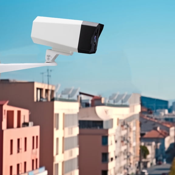 ELAYARD White Security Camera Mount Bracket Wall Holder Universal Compatibility with Easy Installation