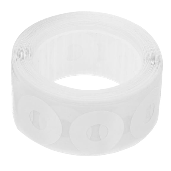 ELAYARD White PVC Hole Punch Reinforcement Labels Easy Peel and Stick for Paper Hole Repair