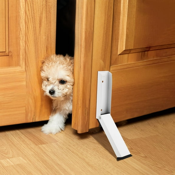 ELAYARD Kick Down Door Stop Stainless Steel White 1 Pcs