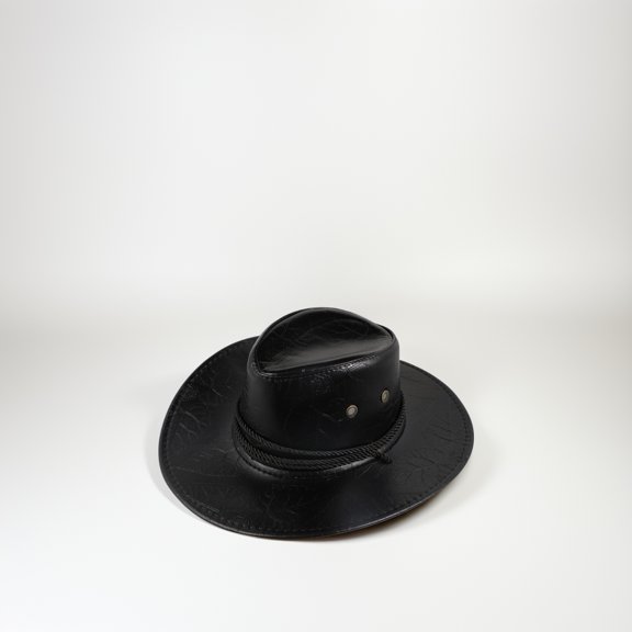 ELAYARD Wide Brim Sun Visor Hats Western Cowboy Hat Black Protection Outdoor Activities 1Pack