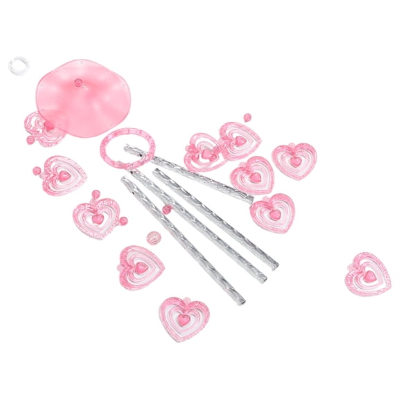 ELAYARD Metal Heart Wind Chime with Clear Melodic Tones for Indoor and Outdoor Decor