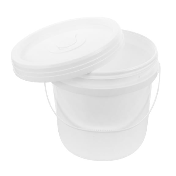 ELAYARD White Plastic Wipe Dispenser Bucket for Easy Dispensing - and Convenient 1 Piece