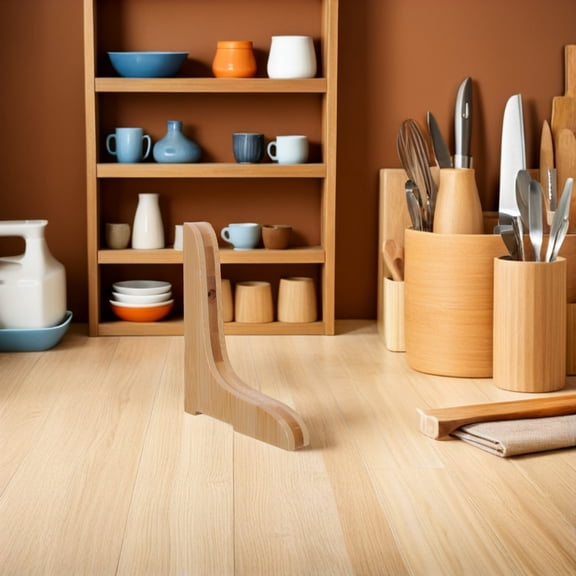 ELAYARD Wood Triangle Corbel Shelf Bracket with Precise Angle Design for Wall Mounted Shelves