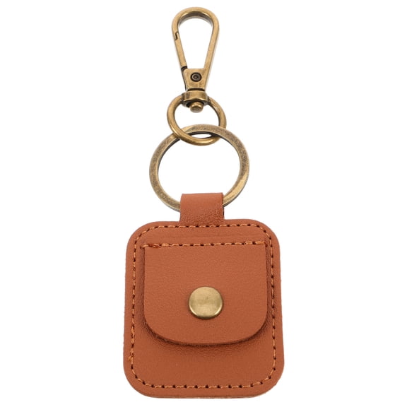 ELAYARD Brown Western Style Keychain Wallet Purse Portable Storage for Women with Keychain 1 Piece